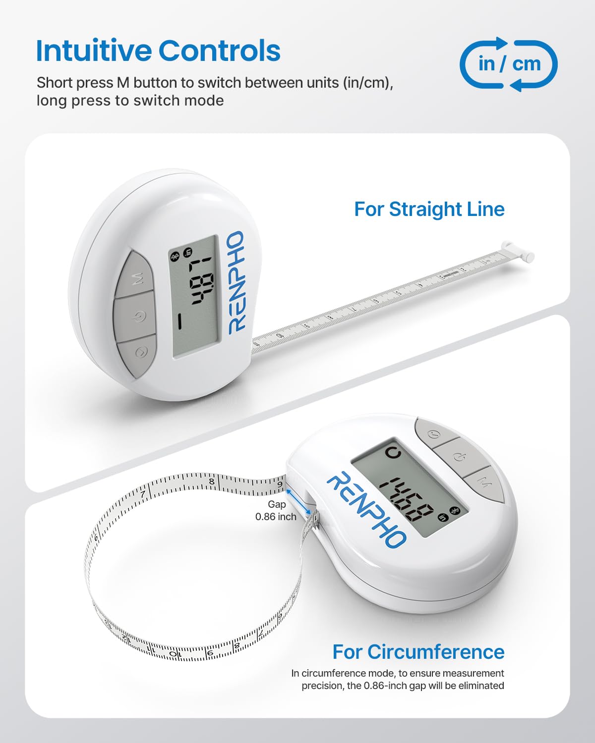 Renpho Smart Tape Measure
