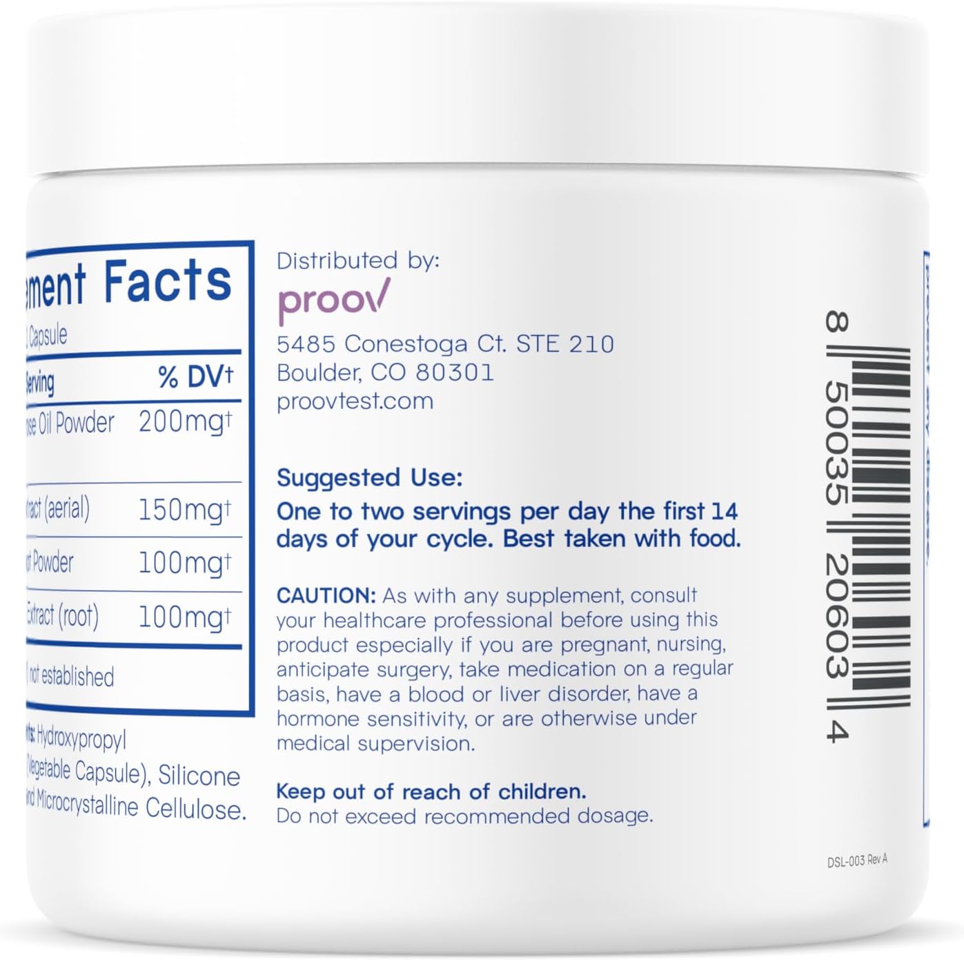 Proov - Boost Supplement for Women - Promotes Estrogen Production - Fertility & Menopausal Support for Women - Hormonal Balance - Evening Primrose Oil Red Clover, Dong Quai, Black Cohosh - 30 Capsules
